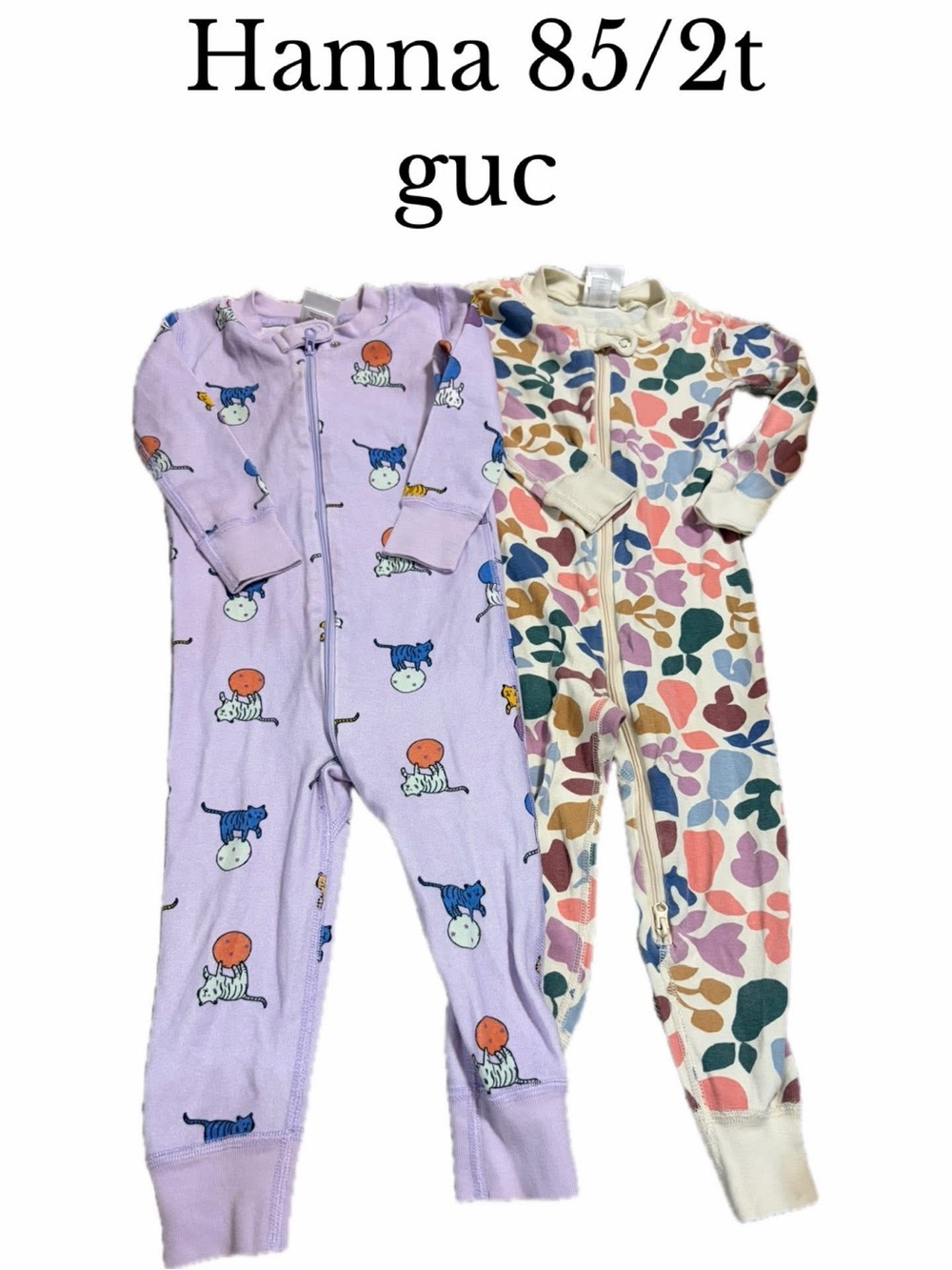 Hanna Andersson 85 2t girls pajama bundle